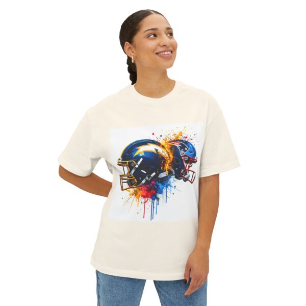 Chargers vs Patriots - artistic T-Shirt - Image 15