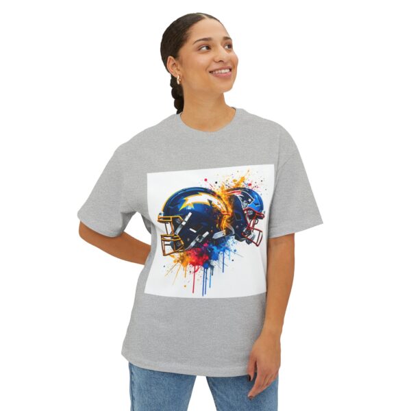 Chargers vs Patriots - artistic T-Shirt - Image 31