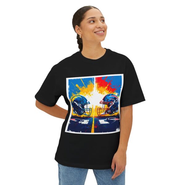 Chargers vs Patriots - artistic T-Shirt - Image 11