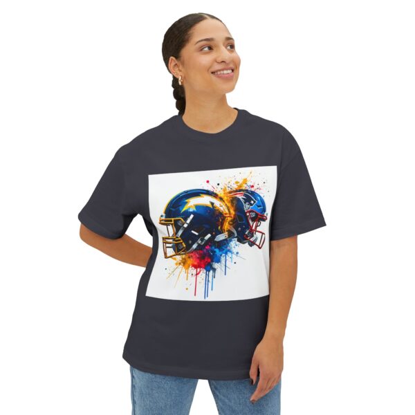 Chargers vs Patriots - artistic T-Shirt - Image 23
