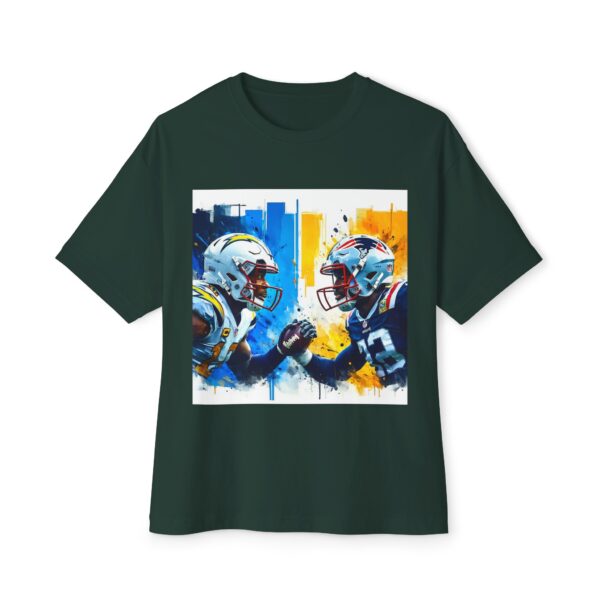 Chargers vs Patriots - artistic T-Shirt - Image 25