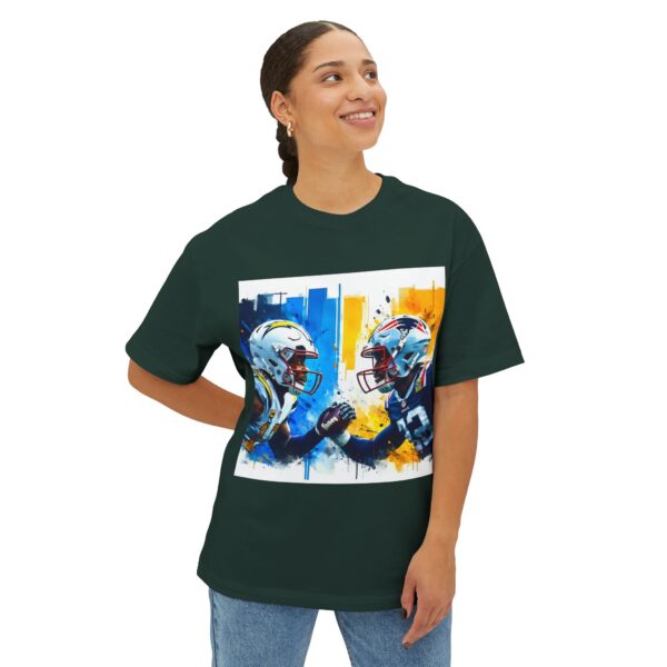 Chargers vs Patriots - artistic T-Shirt - Image 27