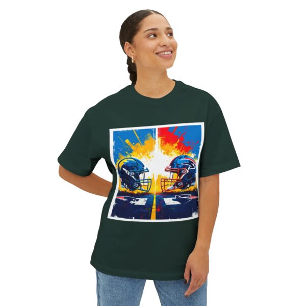 Chargers vs Patriots - artistic T-Shirt - Image 27