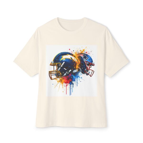 Chargers vs Patriots - artistic T-Shirt - Image 13