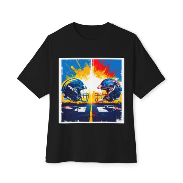 Chargers vs Patriots - artistic T-Shirt - Image 9