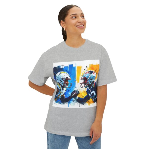 Chargers vs Patriots - artistic T-Shirt - Image 31