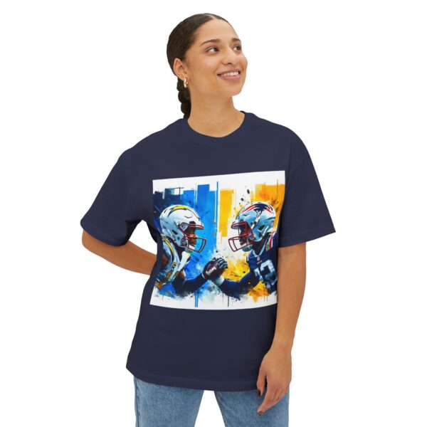 Chargers vs Patriots - artistic T-Shirt - Image 35