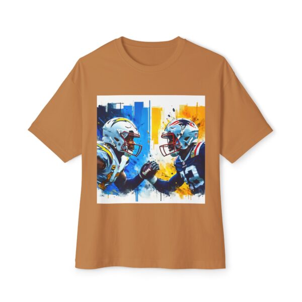 Chargers vs Patriots - artistic T-Shirt - Image 17