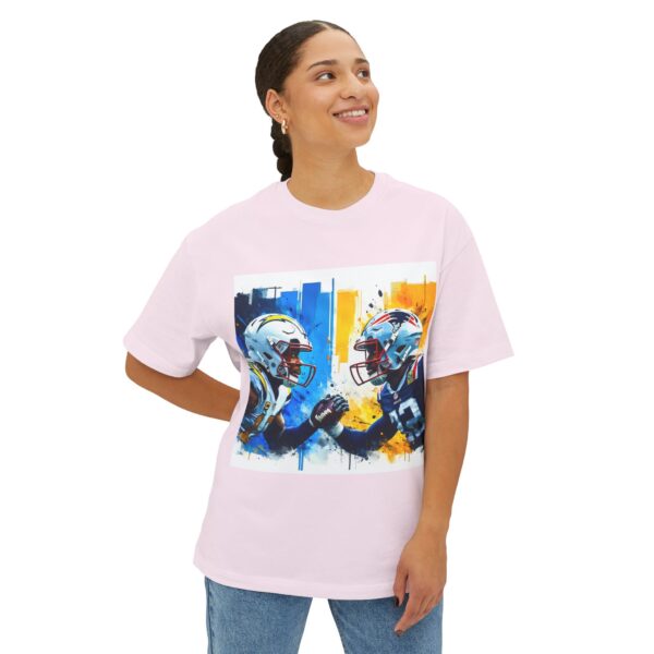 Chargers vs Patriots - artistic T-Shirt - Image 7