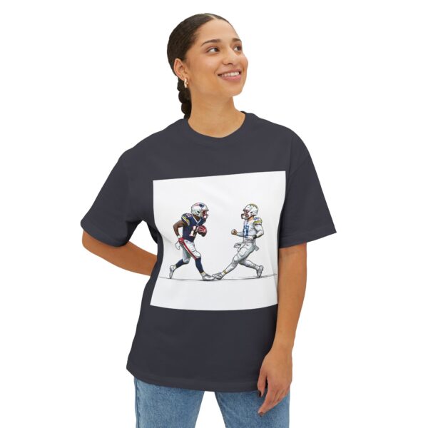 Chargers vs Patriots - minimalist T-Shirt - Image 23
