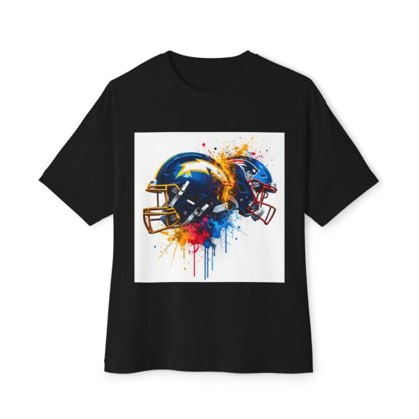 Chargers vs Patriots - artistic T-Shirt - Image 9