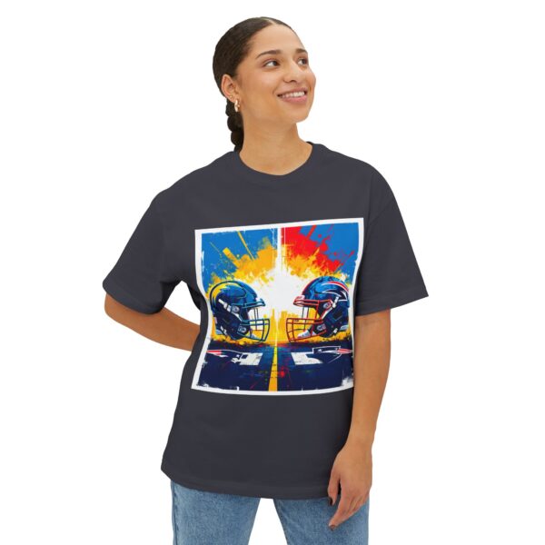 Chargers vs Patriots - artistic T-Shirt - Image 23