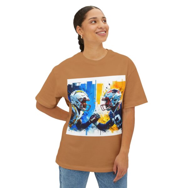 Chargers vs Patriots - artistic T-Shirt - Image 19