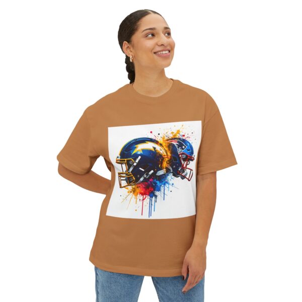 Chargers vs Patriots - artistic T-Shirt - Image 19