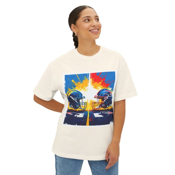 Chargers vs Patriots - artistic T-Shirt - Image 15