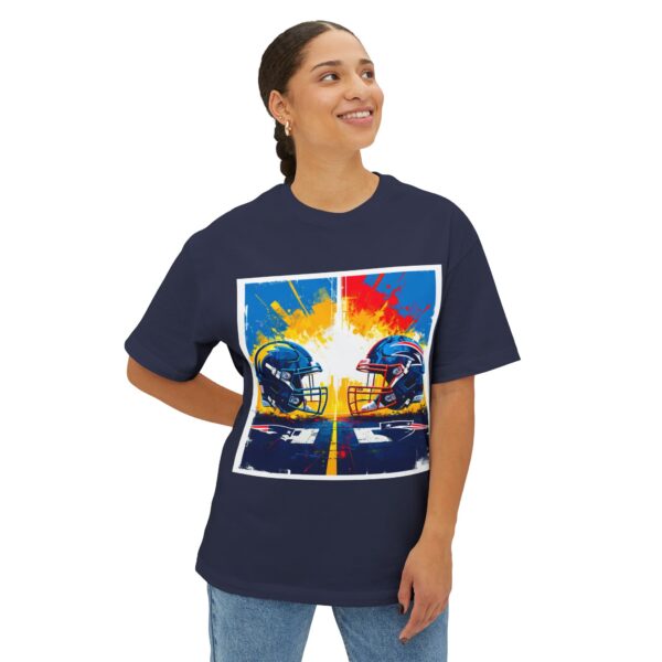 Chargers vs Patriots - artistic T-Shirt - Image 35