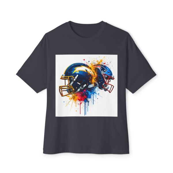 Chargers vs Patriots - artistic T-Shirt - Image 21
