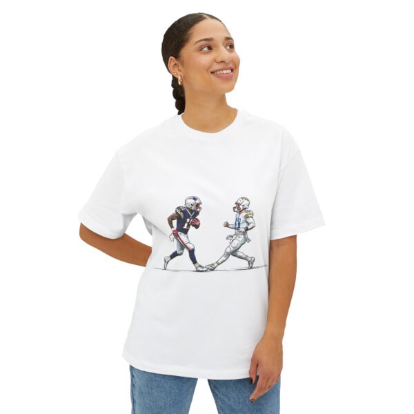 Chargers vs Patriots - minimalist T-Shirt - Image 3