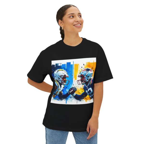 Chargers vs Patriots - artistic T-Shirt - Image 11