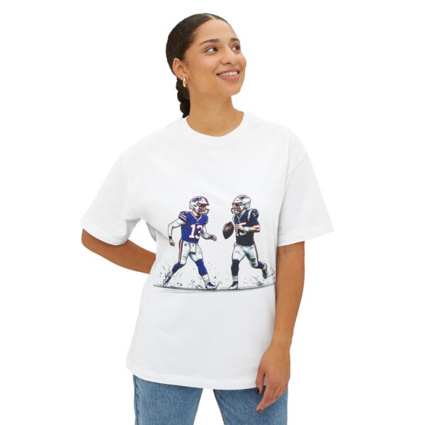 Bills vs Patriots - minimalist T-Shirt - Image 3